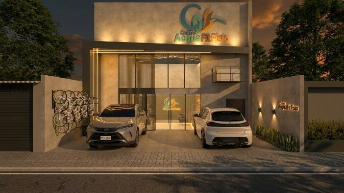 Academia — Fachada — projeto de comercial