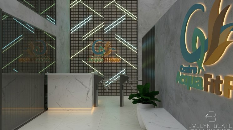 Academia — Recepção — projeto de comercial
