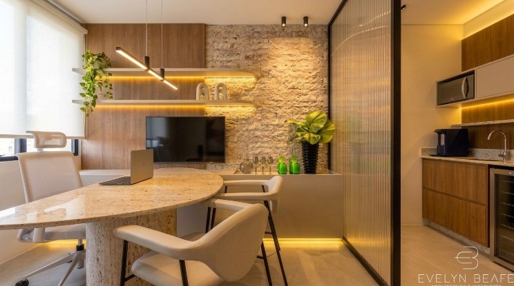 Escritório Arq. Evelyn Beafe — projeto de comercial
