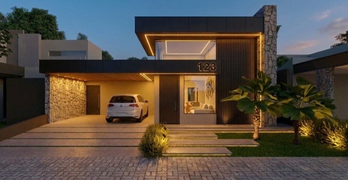 Casa GK — Ecopark — projeto de residencial